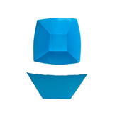 BANDEJA CUADRADA CELESTE X2